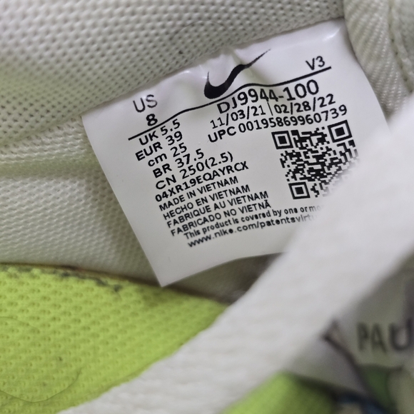 Nike Shoe Women's 8 Air Force 1 Low '07 SE 'Sun Club' DJ9944-100 Next Nature - Picture 3 of 9